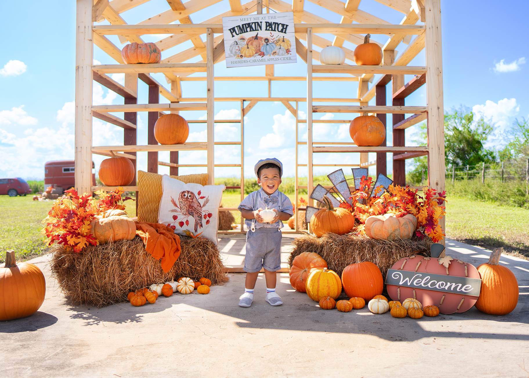 Snippet of the New Maddie’s Pumpkin Patch Setups – Edinburg, Texas