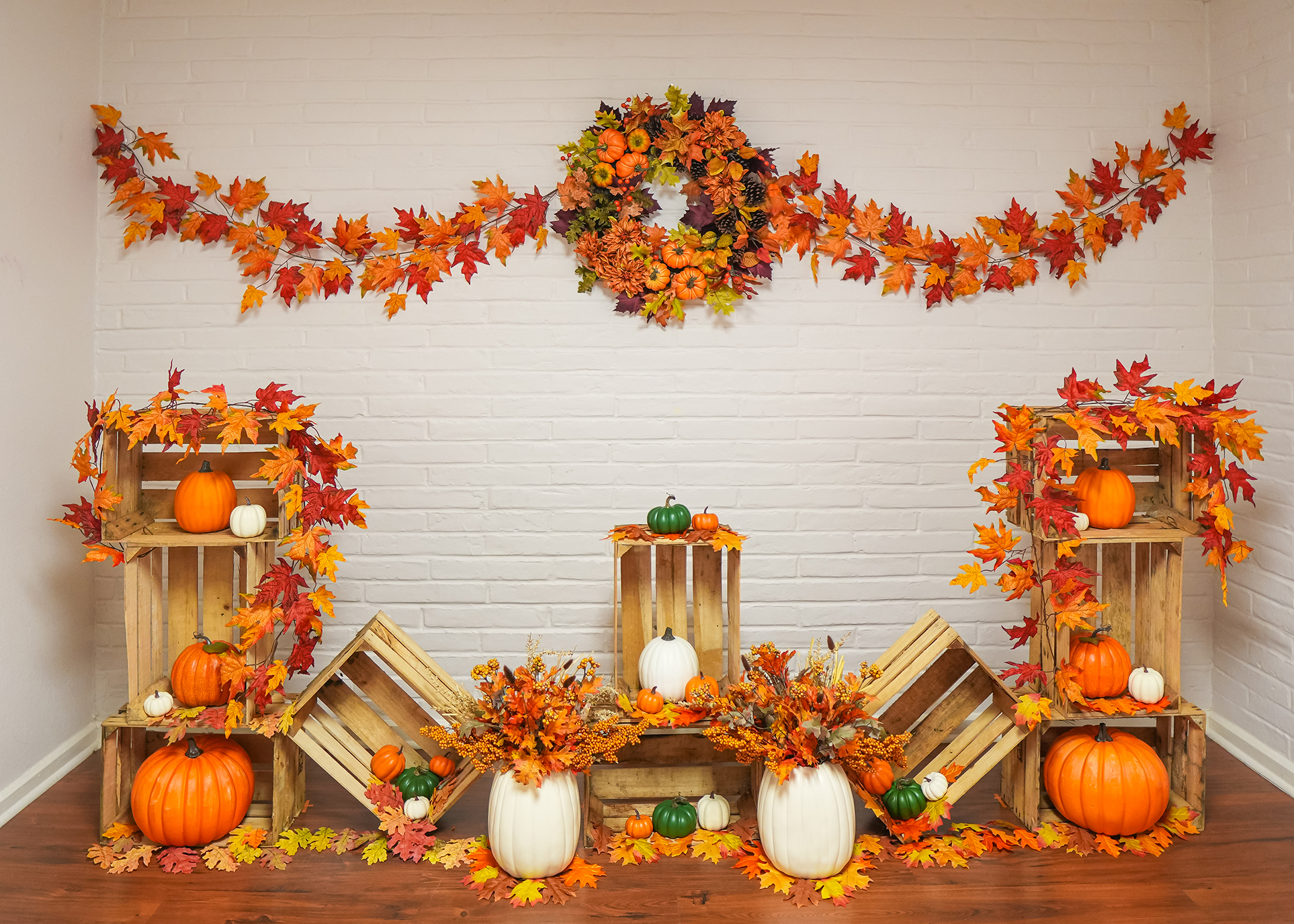 Fall Studio Setup at Bee Beautiful Studios