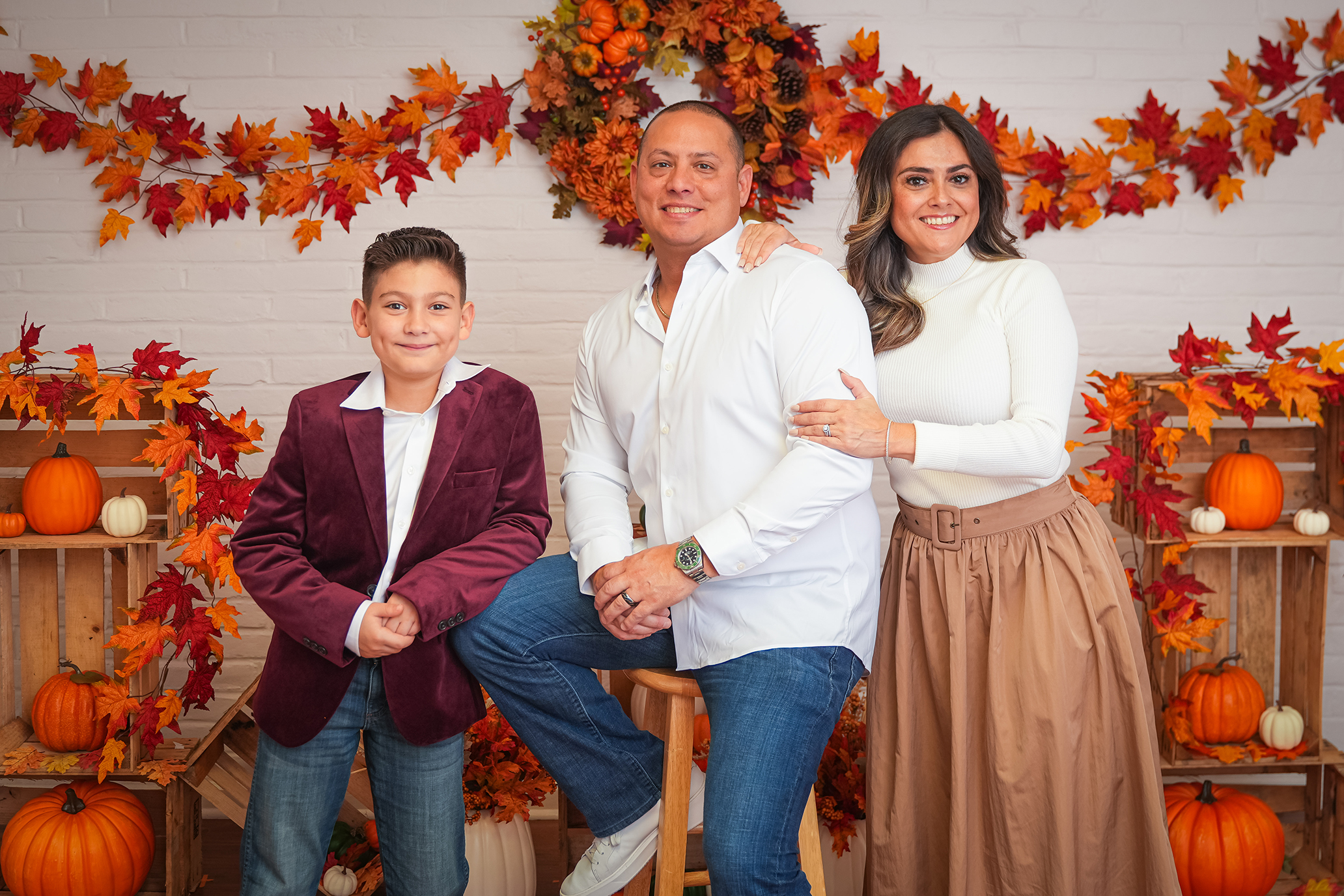 Rodriguez Family Fall Portraits – Bee Beautiful Studios – McAllen, Texas